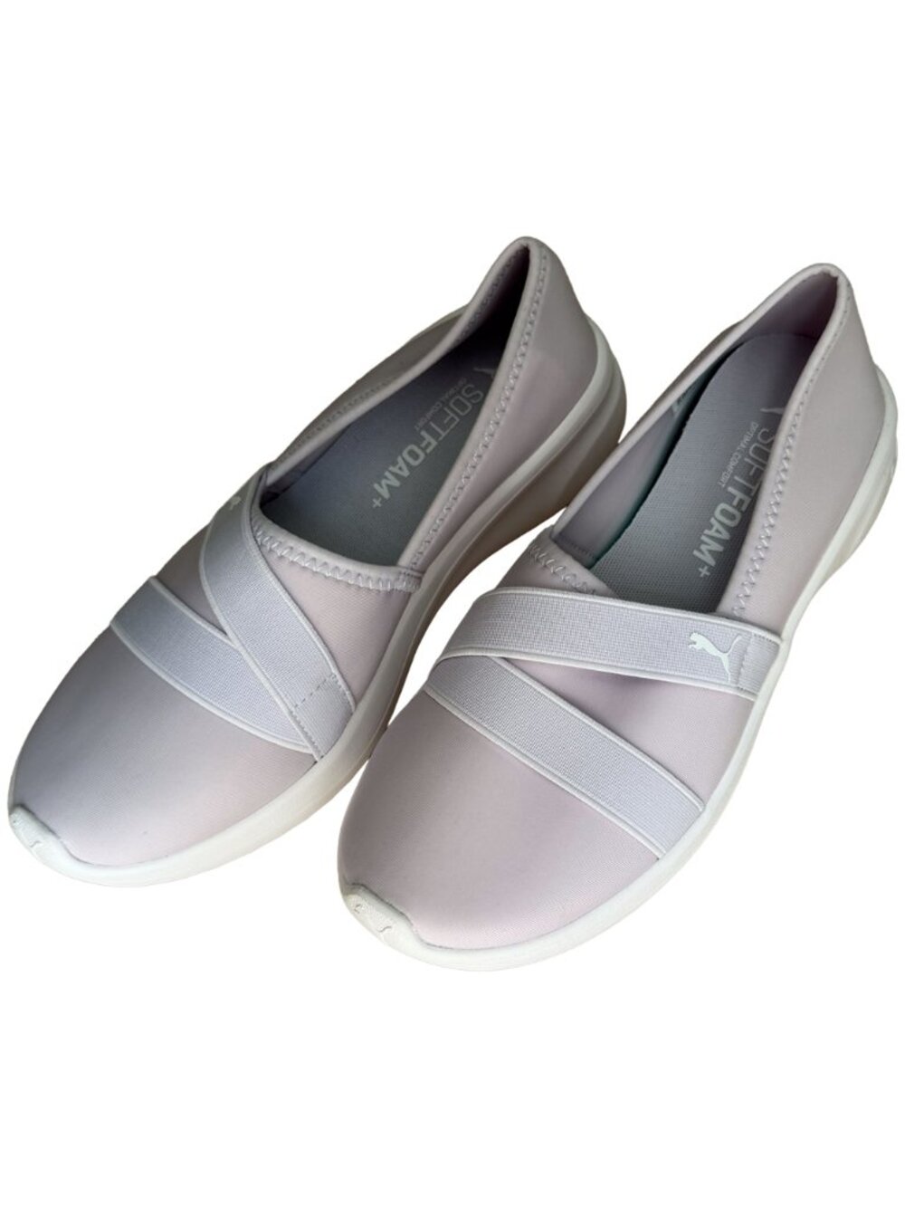 The PUMA Adelina 2 Slip-On in Lilac Frost/White (400236-03)